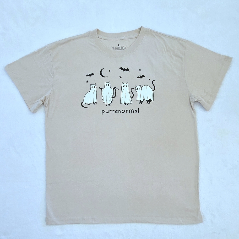 Goodie Two✌️ Sleeves "Purranormal"🐈‍⬛  Graphic Tee👕 - NWOT